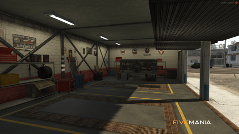 FIVEM Mehserv Mechanic Shop | Full-Service Mechanic Shop MLO | Interior & Exterior | Working Bays | Office & Waiting Area | Add-On | Optimized | Fivem Ready | High Quality — image 6