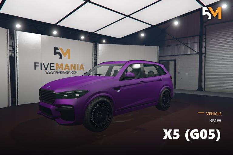 FIVEM BMW X5 (G05), Lore Friendly Luxury SUV Add-On