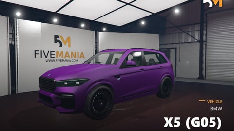 FIVEM BMW X5 (G05) | Lore Friendly Luxury SUV Add-On | High-Quality Interior | Working Lights | Custom Wheels | Optimized | Fivem Ready | High Quality cover