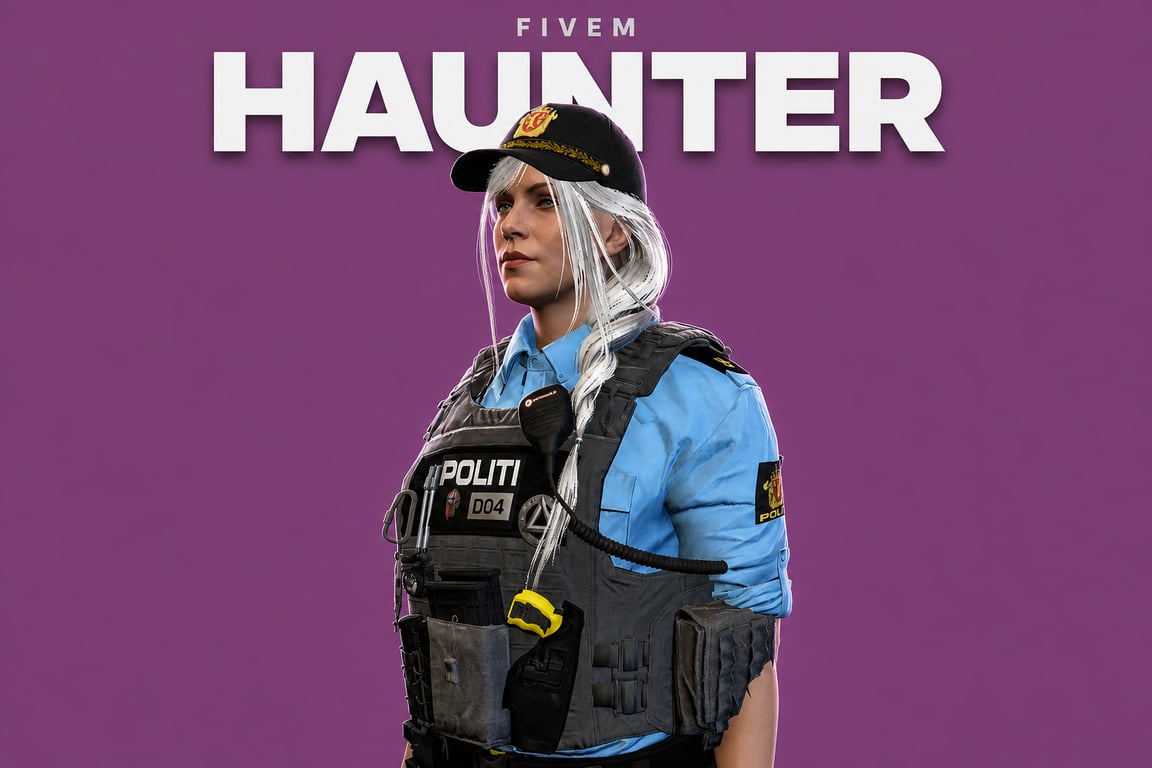 Haunter | Female Ped | Multiple Outfits | Optimized & Fivem Ready [Add-On]