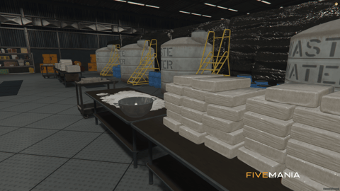 FIVEM Coke Lab | Underground Drug Production MLO | Interior & Exterior | Add-On | Optimized | Fivem Ready | High Quality — image 9