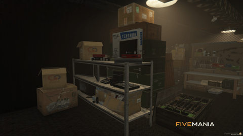 FIVEM Blackmarket | Hidden Criminal Enterprise MLO | Interior & Exterior | Workshop & Storage | Add-On | Optimized | Fivem Ready | High Quality — image 7