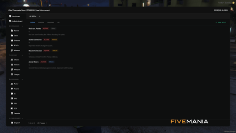 FIVEM Police Records Mdt | Comprehensive Police Records System | Evidence Tracking | Personnel Management | Custom Themes | Integrated Dispatch | Add-On | Optimized | Fivem Ready | High Quality, image 6