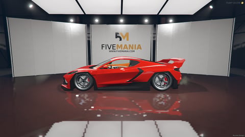 FIVEM Coquette D101 | Realistic Sports Car Add-On | Interior & Exterior | Working Lights | Custom Rims | Optimized | Fivem Ready | High Quality, image 7