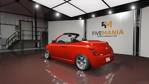 FIVEM Barabas 400m | Lore Friendly Compact Convertible | Interior & Exterior | Custom Wheels | Working Lights | Add-On | Optimized | Fivem Ready | High Quality, image 7