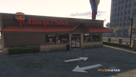 FIVEM Burgershoot Restaurant V2 | Detailed Fast Food MLO | Interior & Exterior | Add-On | Optimized | Fivem Ready | High Quality — image 2