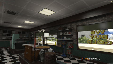 FIVEM Pawn Shop | Detailed Business MLO | Interior & Exterior | Office & Storage | Custom Props | Add-On | Optimized | Fivem Ready | High Quality — image 8