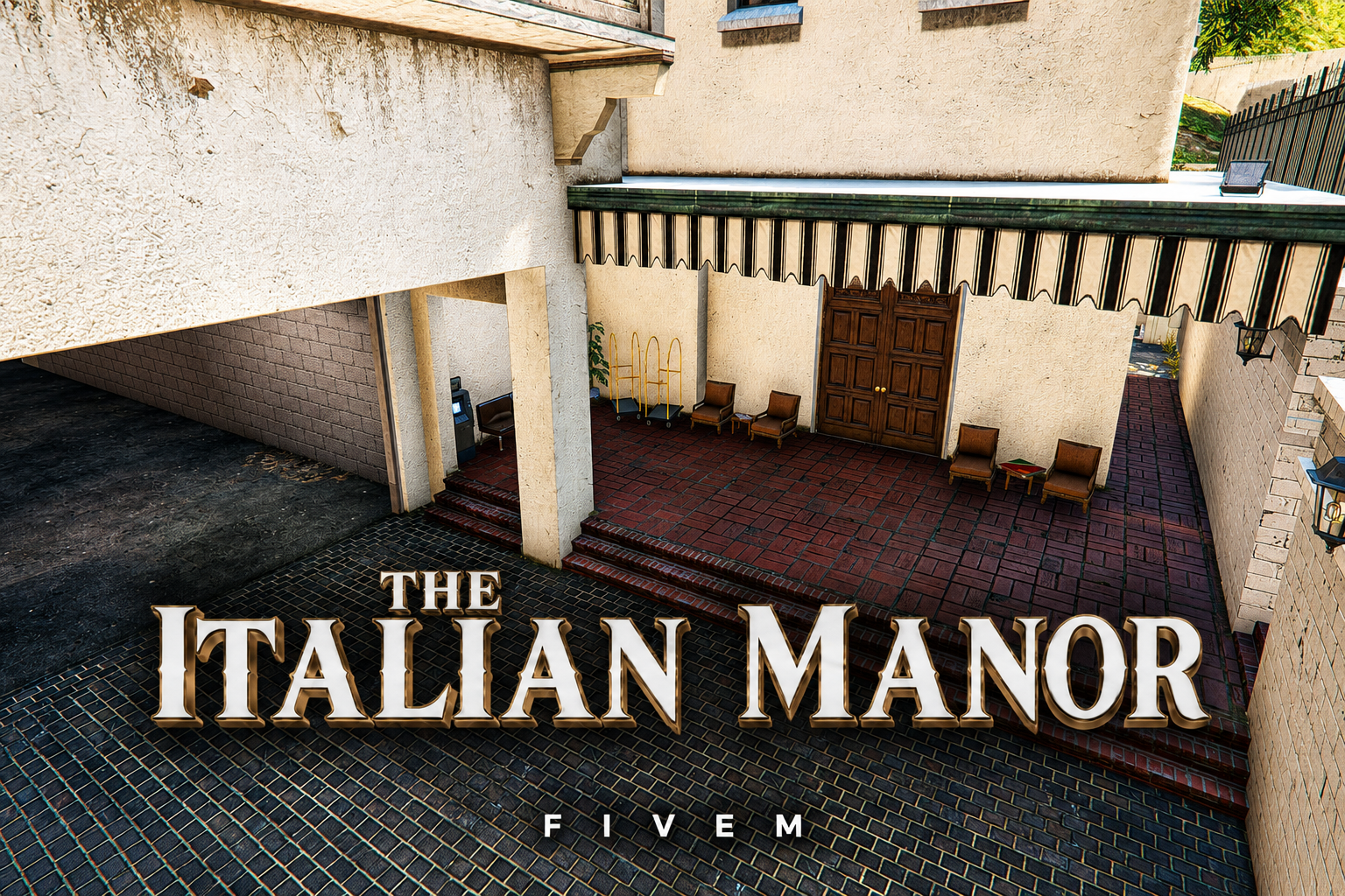 FIVEM The Italian Manor | Luxury Italian Estate MLO | Interior & Exterior | Bar & Office | Detailed Rooms | Add-On | Optimized | Fivem Ready | High Quality