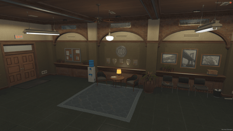 FIVEM Paleto Sherif Department V2 | Detailed Sheriff Station MLO | Interior & Exterior | Offices & Cells | Custom Props | Add-On | Optimized | Fivem Ready | High Quality — image 7