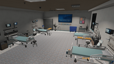 FIVEM Medical Center V2 | Modern Hospital MLO | Interior & Exterior | Reception Area | Patient Rooms | Pharmacy | Working Elevators | Add-On | Optimized | Fivem Ready | High Quality — image 34