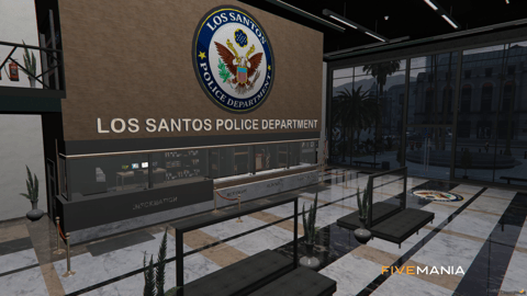 FIVEM Mission Row Police Department V3 | Comprehensive Police Station MLO | Interior & Exterior | Helipad | Multiple Offices | Add-On | Optimized | Fivem Ready | High Quality — image 6