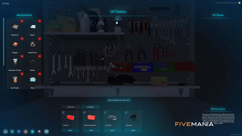 FIVEM Crafting Bench | Advanced Crafting System | Weapon Customization | Resource Management | DIY Station | Add-On | Optimized | Fivem Ready | High Quality, image 11