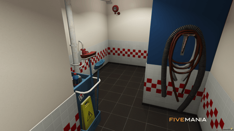 FIVEM Burger Shot Vespucci | Iconic Fast Food Restaurant MLO | Interior & Exterior | Full Kitchen | Dining Area | Staff Rooms | Add-On | Optimized | Fivem Ready | High Quality — image 15