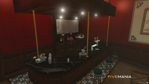 FIVEM Triad Headquarters | Criminal Organization MLO | Interior & Exterior | Casino Games | Meeting Room | Jail Cells | Bar Area | Add-On | Optimized | Fivem Ready | High Quality — image 9