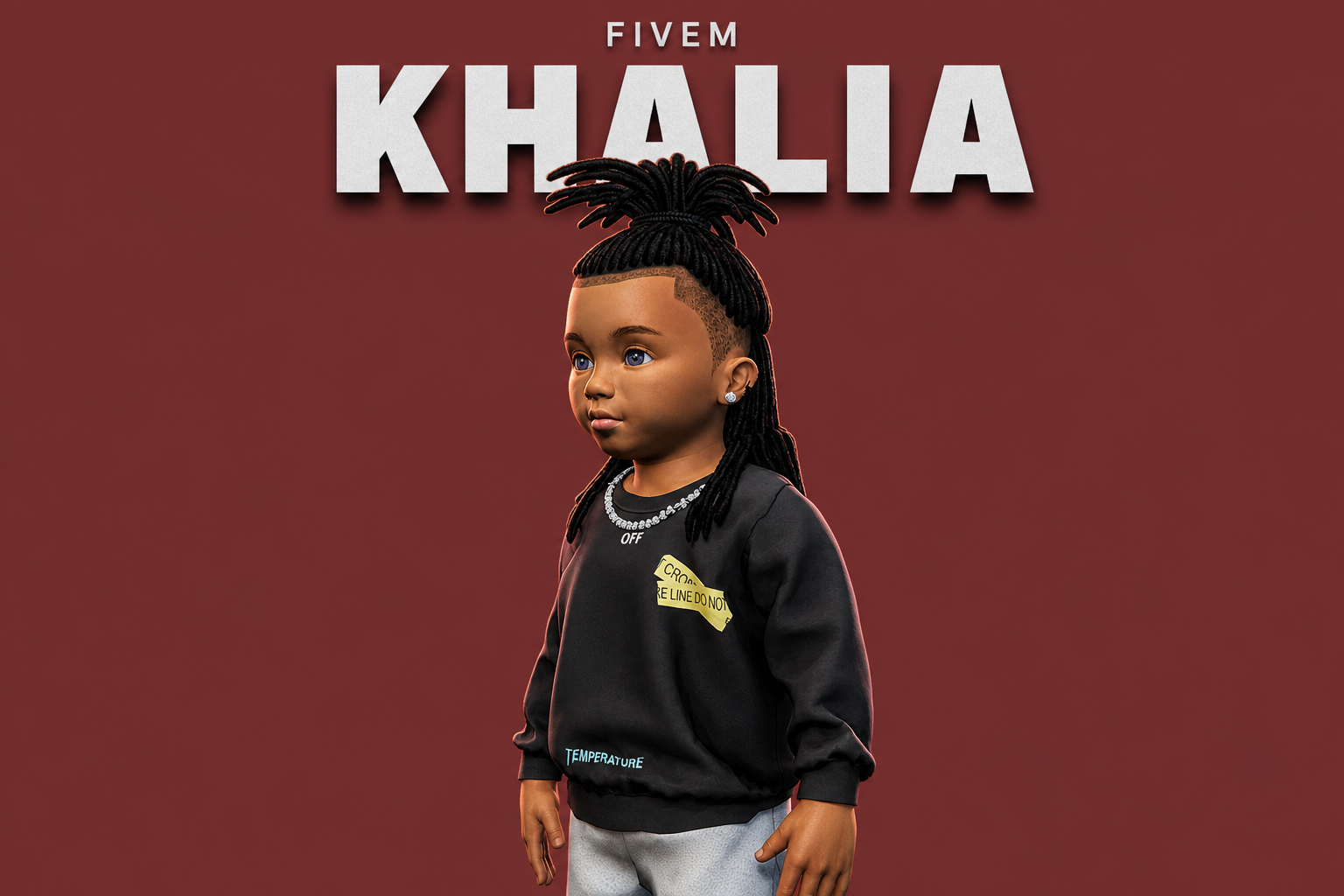 Khalia | Female Ped | Optimized & Fivem Ready [Add-On]