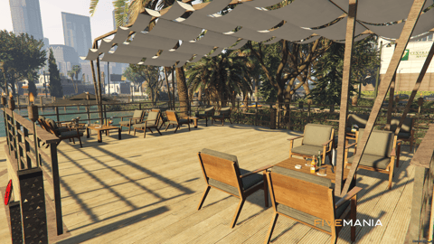 FIVEM Grove Street Lake | Multi-Purpose Waterfront MLO | Gym & Office | Outdoor Lounge | Amphitheater & Beach | Add-On | Optimized | Fivem Ready | High Quality — image 38