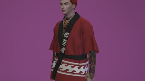 Akira | Male Ped | Multiple Outfits | Optimized & Fivem Ready [Add-On] — image 4