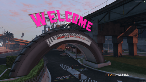 FIVEM Bennys Racetrack | Custom Racing Circuit MLO | Interior & Exterior | Track Lighting | Seating Area | Add-On | Optimized | Fivem Ready | High Quality — image 2