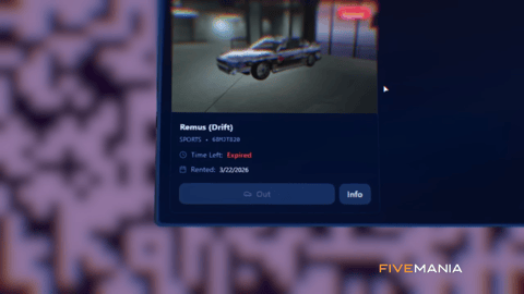 FIVEM Advanced Car Rental Business | Comprehensive Vehicle Rental Script | UI & Management Panel | Custom Vehicles | Payment System | Add-On | Optimized | Fivem Ready | High Quality, image 26
