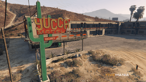 FIVEM Yucca Motel | Desert Motel MLO | Interior & Exterior | Multiple Rooms | Add-On | Optimized | Fivem Ready | High Quality — image 2