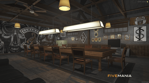 FIVEM Tongva Valley MC, Biker Clubhouse MLO, image 7
