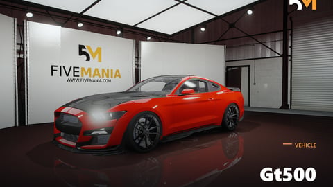 FIVEM Gt500 | Realistic Sports Car [Unbadged] Add-On | Custom Parts | Working Lights | Optimized | Fivem Ready | High Quality cover