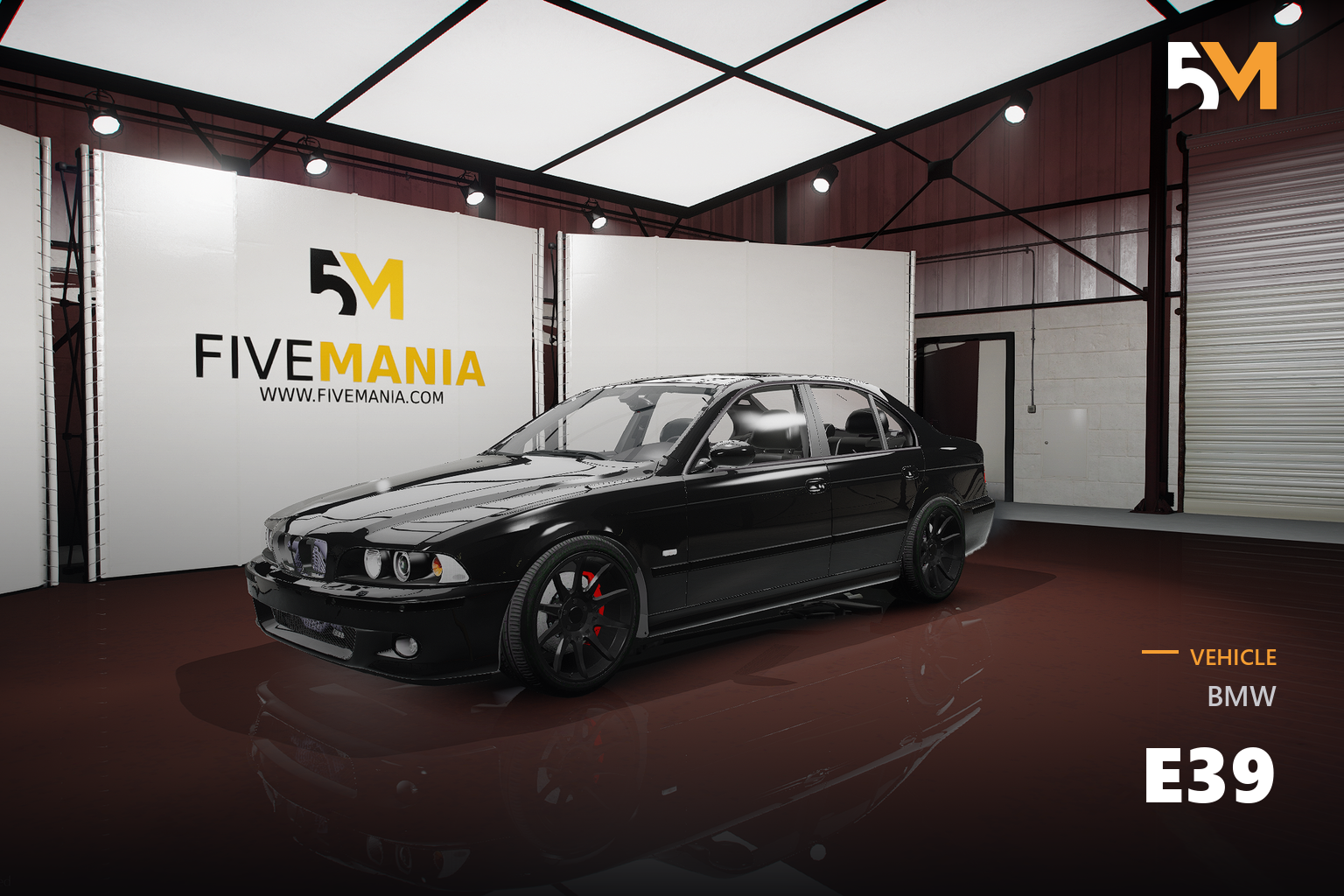 FIVEM BMW E39 | Realistic Sedan [Badged] Add-On | Optimized | Fivem Ready | High Quality