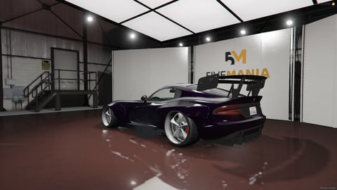 FIVEM Dodge Viper | Widebody Sports Car [Badged] Add-On | Custom Wheels | Large Spoiler | Working Lights | Optimized | Fivem Ready | High Quality, image 8