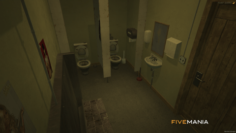 FIVEM Aztecas Hide Out | Custom Gang Hideout MLO | Interior & Exterior | Bar & Billiards | Office Space | Add-On | Optimized | Fivem Ready | High Quality — image 9