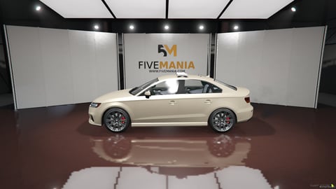 FIVEM Audi A3/S3 Sedan (8V) | Realistic Compact Sports Sedan [Unbadged] Add-On | Interior & Exterior | Working Lights | Custom Wheels | Optimized | Fivem Ready | High Quality, image 7