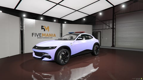 FIVEM Porsche Cayenne Coupe Carrera | Emergency Police SUV [Unbadged] Add-On | Working Lights | Custom Siren | Optimized | Fivem Ready | High Quality, image 3
