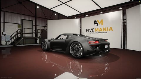 FIVEM Porsche 918 Spyder | Realistic Sports Car [Badged] Add-On | Detailed Interior & Exterior | Custom Wheels | Working Lights | Add-On | Optimized | Fivem Ready | High Quality — image 8