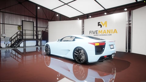 FIVEM Lexus LFA | Realistic Sports Car [Unbadged] Add-On | Optimized | Fivem Ready | High Quality — image 8