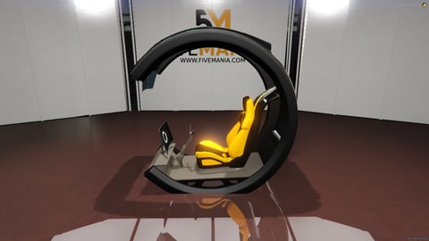 FIVEM Hover Bike | Futuristic Hover Vehicle Add-On | Custom Interior | Working Lights | Animated Thrusters | Add-On | Optimized | Fivem Ready | High Quality — image 7