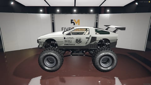 FIVEM Del2 | Lore-Friendly Monster Truck [Badged] Add-On | Custom Suspension | Massive Wheels | Working Lights | Detailed Interior | Add-On | Optimized | Fivem Ready | High Quality, image 6