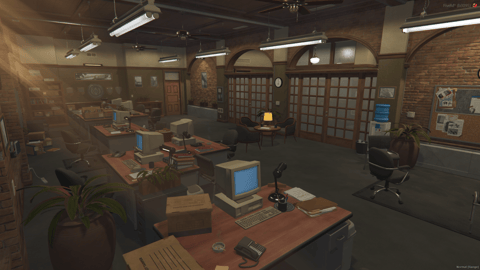 FIVEM Paleto Sherif Department V2 | Detailed Sheriff Station MLO | Interior & Exterior | Offices & Cells | Custom Props | Add-On | Optimized | Fivem Ready | High Quality — image 15