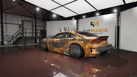 FIVEM Knight | Armored Battle Car [Unbadged] Add-On | Spiked Armor | Rusty Texture | Off-Road Wheels | Add-On | Optimized | Fivem Ready | High Quality, image 9