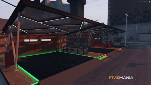 FIVEM Bennys Racetrack | Custom Racing Circuit MLO | Interior & Exterior | Track Lighting | Seating Area | Add-On | Optimized | Fivem Ready | High Quality — image 8