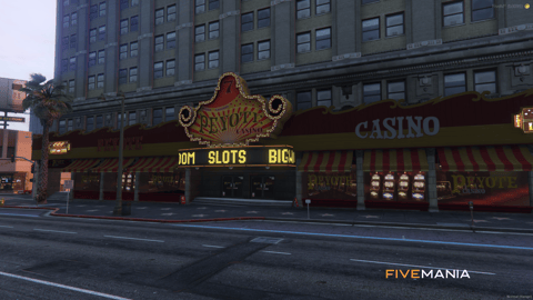 FIVEM Peyote Casino Vinewood | Grand Casino MLO | Interior & Exterior | Slot Machines & Roulette | Add-On | Optimized | Fivem Ready | High Quality — image 2