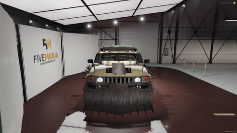 FIVEM Burutus | Armored Off-Road SUV [Unbadged] Add-On | Custom Armor | Spiked Defenses | Roof Cargo | Unique Wheels | Optimized | Fivem Ready | High Quality, image 4