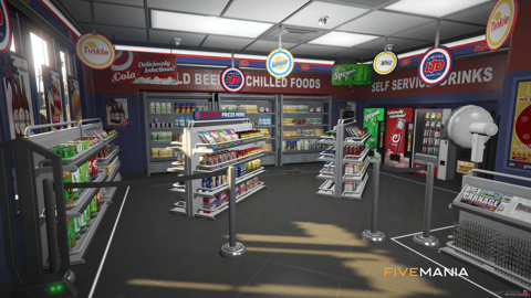 FIVEM Ltd Gasoline Reworked | Lore-Friendly Gas Station MLO | Interior & Exterior | Custom Props | Fast Food Counter | Add-On | Optimized | Fivem Ready | High Quality — image 4