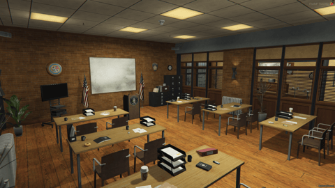 FIVEM Mrpd V2 | Enhanced Police Station MLO | Interior & Exterior | Offices & Interrogation Rooms | Optimized | Add-On | Fivem Ready | High Quality — image 25