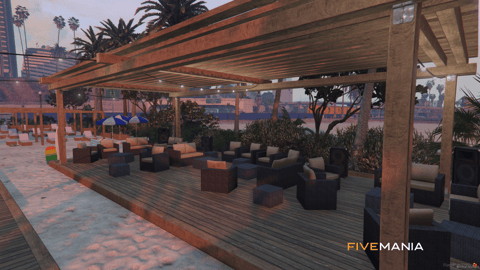 FIVEM Beach Club | Vibrant Coastal MLO | Bar & Hot Tub | Seating Areas | Add-On | Optimized | Fivem Ready | High Quality — image 10
