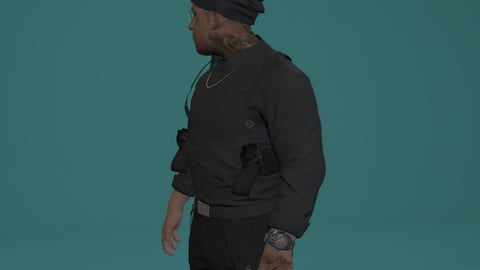Minicesar | Male Ped | Multiple Outfits | Optimized & Fivem Ready [Add-On] — image 4