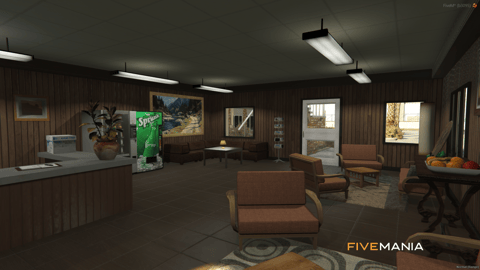 FIVEM Dreamview Motel | Retro-Style Accommodation MLO | Interior & Exterior | Lobby & Guest Rooms | Add-On | Optimized | Fivem Ready | High Quality — image 4