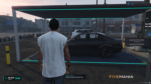 FIVEM PodDrive Car Rentals | Advanced Vehicle Rental System | Customizable Stations | UI Driven | Automated Pickup & Return | Add-On | Optimized | Fivem Ready | High Quality, image 26