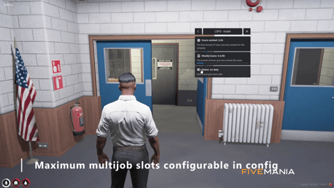 FIVEM Multijob | Advanced Job Management System | Multiple Active Jobs | Boss Actions | Weekly Goals | On-Duty System | Add-On | Optimized | Fivem Ready | High Quality, image 3