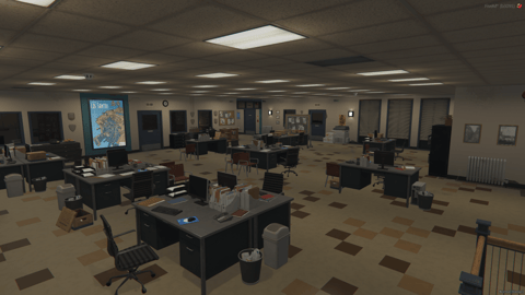 FIVEM City Lspd | Modern Police Department MLO | Interior & Exterior | Offices & Briefing Rooms | Add-On | Optimized | Fivem Ready | High Quality — image 12