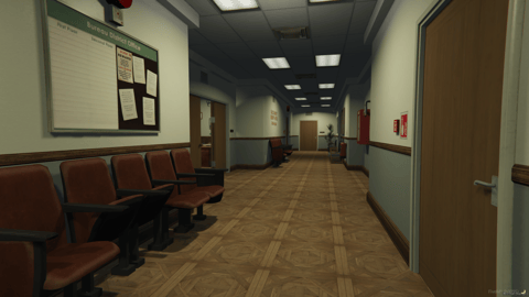 FIVEM Paleto Sheriff Department V2 | Realistic Sheriff Department MLO | Interior & Exterior | Offices | Jail Cells | Locker Room | Add-On | Optimized | Fivem Ready | High Quality — image 27