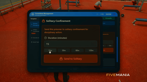 FIVEM Prison System | Comprehensive Corrections Management Script | Prisoner Management | Crafting | Tasks & Patrols | Tablet UI | Add-On | Optimized | Fivem Ready | High Quality, image 33